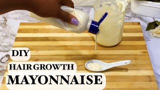 DIY HAIR GROWTH MAYONNAISE [upl. by Kempe]