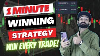 Quotex 1 Min Trading Strategy  100 Working Strategy [upl. by Rycca]