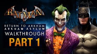 Batman Return to Arkham Asylum Walkthrough  Part 1  Intro [upl. by Ledoux]