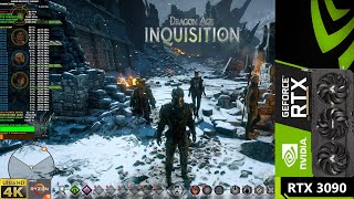 Dragon Age Inquisition Max Settings 4K  RTX 3090  Ryzen 9 3950X OC [upl. by Crescint]