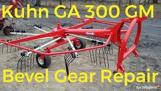 Kuhn GA 300 GM Bevel Gear Replacement [upl. by Nyrahtak]