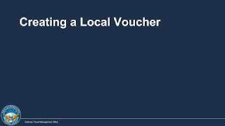 How to Create a Local Voucher in DTS [upl. by Gipson222]