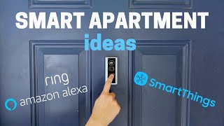 Smart Apartment Setup  10 Ideas that are EASY to move [upl. by Stephanus272]