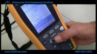 How to Use a Fluke DTX1800 Cable Analyzer [upl. by Anaile]