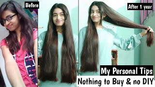 My Personal 6 Tips That Will Help You To Grow Hair Like Never Before  Nothing To Buy No DIY [upl. by Lizbeth]