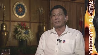 Rodrigo Duterte on drugs death and diplomacy  Talk to Al Jazeera [upl. by Friedly]