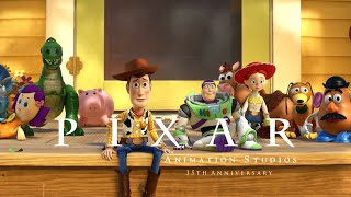 Pixar Animation Studios 35th Anniversary  Filmography [upl. by Ennairek]