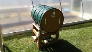 How to make a rotating composter [upl. by Suiratnod]