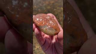 Finding a BEAUTIFUL Lake Superior Agate shorts [upl. by Nisior448]