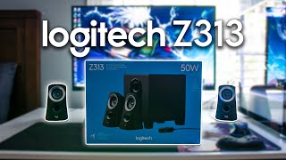 Logitech Z313 Unboxing and Test  Best Budget Speakers for PC Subwoofer Included [upl. by Rodavlas]