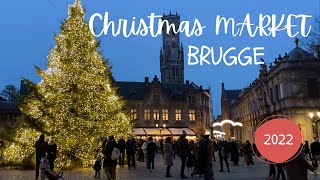 BRUGGE Christmas Market 2022 [upl. by Auqinom17]