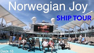 Norwegian Joy  Full Walkthrough Cruise Ship Tour  Norwegian Cruise Lines [upl. by Annalise]