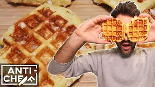 how to make PERFECT BELGIAN WAFFLES [upl. by Goda]