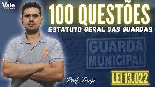 100 QUESTÕES  LEI 13022 ESTATUTO GERAL DAS GUARDAS 02 [upl. by Yrrab54]