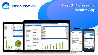 Moon Invoice Simple Billing amp Accounting Application [upl. by Adnauqaj]