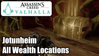 Assassins Creed Valhalla  All Wealth Locations  Jotunheim [upl. by Frants]