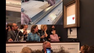 EEVBlog 1131  £1M Prank  Banksy Artwork Shredded HOW [upl. by Annahc]