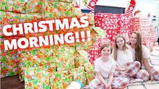 CHRISTMAS MORNING 2021 Opening Christmas Presents Part 1  Family 5 Vlogs [upl. by Olenka]