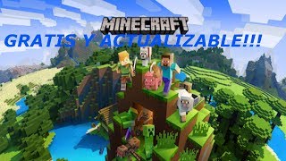 Como descargar minecraft GRATIS PC Actualizable 2020 [upl. by Oivlis]