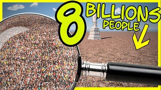 8 BILLION people in perspective  3D [upl. by Abijah290]