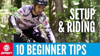 10 MTB Tips For Beginners  Setup And Riding [upl. by Euqinobe]