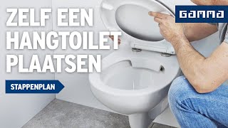 Hangtoilet plaatsen  Klustips  GAMMA België [upl. by Osy]