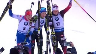 Biathlon  quotRuhpolding 2019quot  Massenstart Damen  Mass Start Women [upl. by Hahnert]