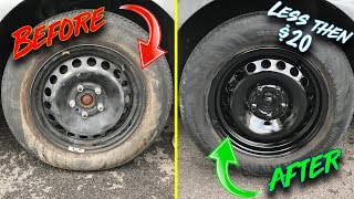 How To Make Your Steel Wheels Look New Again [upl. by Ibmab115]