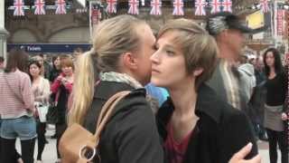 Freeze Flash Mob at Victoria Station London [upl. by Hnah145]