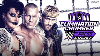 WWE Elimination Chamber Press Event Feb 22 2024 [upl. by Siva281]