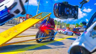 Shapeshifting Flip Bike In GTA 5 RP [upl. by Anatlus471]