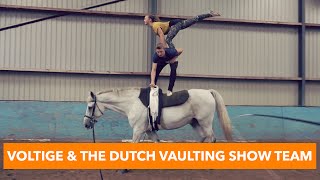 Voltige met de Dutch Vaulting Show Team  PaardenpraatTV [upl. by Edya819]