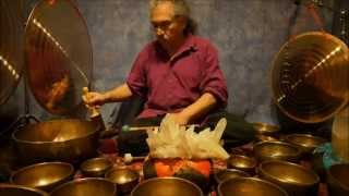 Crystal Chakra Meditation with Antique Tibetan Singing Bowls [upl. by Nylesor]