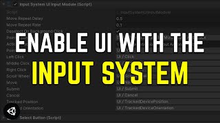 How to Enable UI with the New Input System [upl. by Kaufmann]