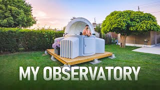 I Built an OBSERVATORY in my Backyard SKYSHED POD [upl. by Wesle]