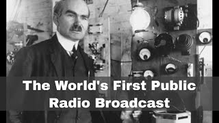 13th January 1910 Worlds first public radio broadcast comes from the Met Opera in New York [upl. by Enailil]