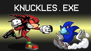 KNUCKLESexe Mod in Among Us [upl. by Adria]