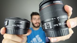 Canon 1855mm vs Canon 24mm [upl. by Haynes]