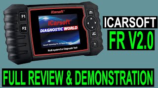 iCarsoft FR v20 EVERYTHING you need to know Full Review amp Demonstration  Advanced Scan Tool [upl. by Urban]