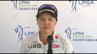 Brooke Henderson  LPGA Drive On Championship  Round 2 [upl. by Juditha131]