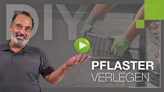 Pflastersteine verlegen  DO IT YOURSELFAnleitung [upl. by Ermentrude]