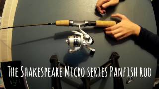 The Shakespeare Micro Series Spinning Rod  Review [upl. by Alegnat]