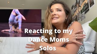 Reacting to my Dance Moms solos  Brooke Hyland [upl. by Dasha]