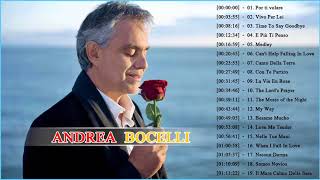 Andrea Bocelli Greatest Hits 2018 Best Andrea Bocelli Songs of All Time [upl. by Tiler]