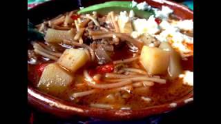 Sopa de Fideo con Carne y Papas Pasta and Beef Soup [upl. by Bull]