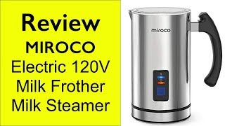 Review Miroco Milk Frother  How to make froth milk at home [upl. by Yacano]