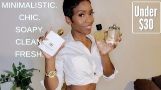 Top 10 Cheap MinimalisticCleanSoapyFresh fragrances For Women and Men [upl. by Joash]