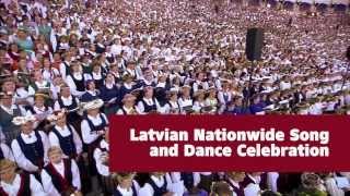 Latvian Nationwide Song and Dance Celebration [upl. by Trevethick]