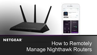 How to Remotely Manage Your Router Using the Nighthawk App  NETGEAR [upl. by Akierdna]