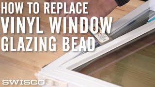 How to Replace Vinyl Glazing Bead [upl. by Lekym]